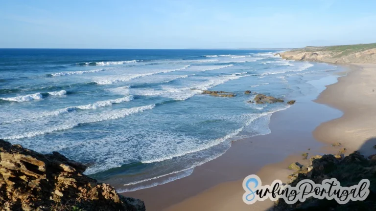 Beach of Monte Clérigo from the cliff