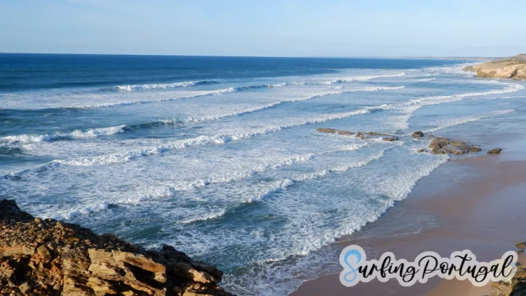 Beach of Monte Clérigo from the cliff