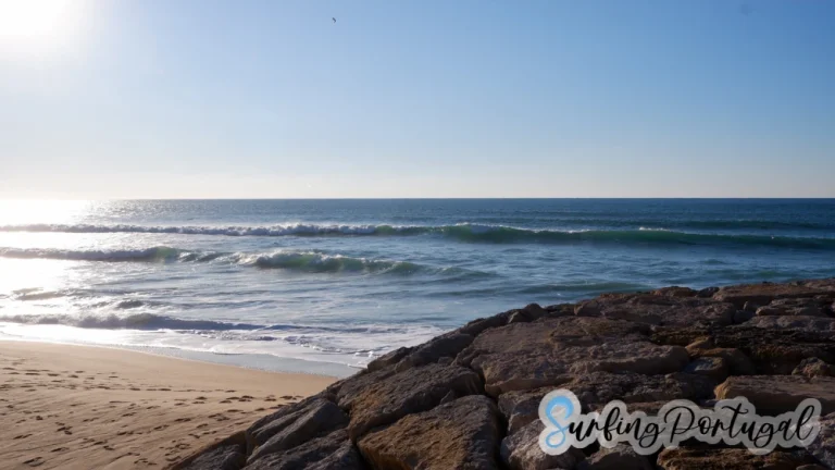 Detail of the waves at Areia Branca