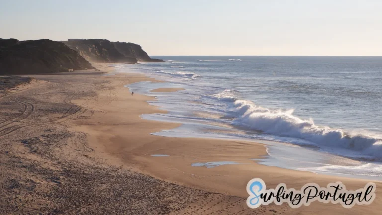 Panoramic view of Praia de Santa Rita, near Santa Cruz
