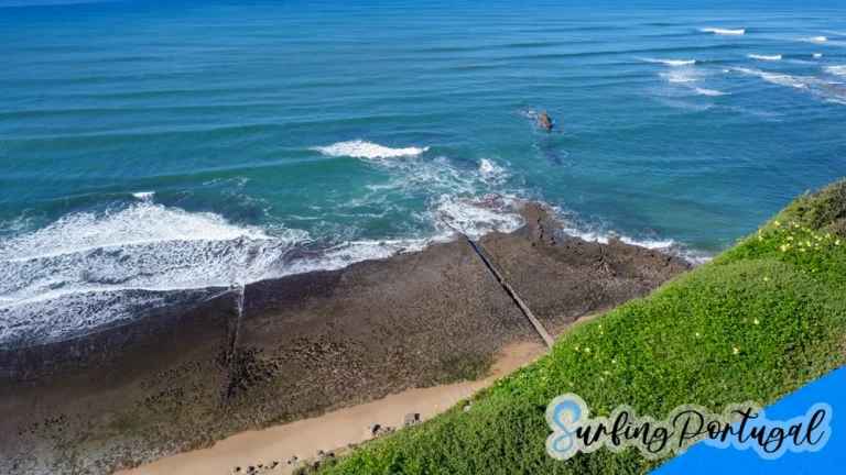 Detail of the reef part in Foz de Lizandro from the cliffs
