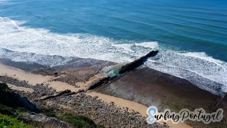 Detail of the reef part in Foz de Lizandro from the cliffs
