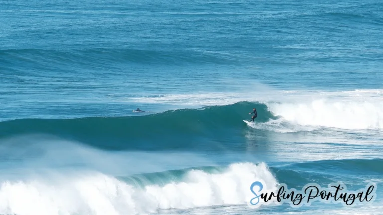 Surfer at Praia de São Lourenço, Ericeira